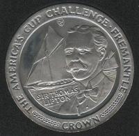 IsleOfManCoin1crown1987UNCSailingFremantleVariation4Bigcoin 2