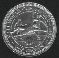IsleOfManCoin1crown1986UNCFIFAWorldCupinMexicoOption4AlargeCoin 1