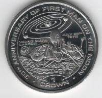 IsleOfManCoin1crown1999UNCSpaceThefirstmanonthemoonTheVikingTheGreatCoin 1