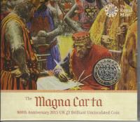 UnitedKingdomCoin2poundsMagnaCarta2015Thesouvenir