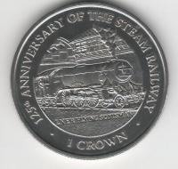 IsleOfManCoin1crown1998UNCAtrainTheFlyingScotsmanTheGreatCoin 1