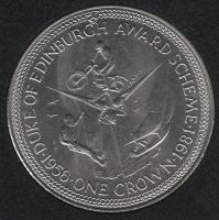 IsleOfManCoin1crown1981UNCAwardofEarlofEdinburghCyclistTheGreatCoin 1