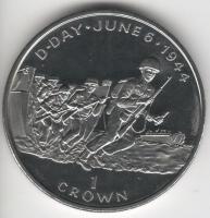 IsleOfManCoin1crown1994UNCDDayOpeningofthesecondfrontin1944Option6AlargeCoin 1