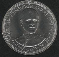 IsleOfManCoin1crown1981UNCAwardofEarlofEdinburghPortraitTheGreatCoin 1