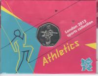 UnitedKingdom50penceOlympicsLondon2012AthleticsUNC2011Blister