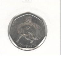 UnitedKingdom50penceOlympicsLondon2012Throwingtheball2011