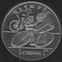 IsleOfManCoin1crown2012UNCOlympicsinLondoin2012CyclingTheGreatCoin 1