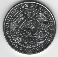IsleOfManCoin1crown2007UNCScoutingmovementTheGreatCoin 1