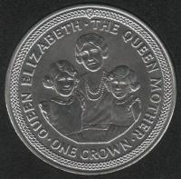 IsleOfManCoin1crown1985UNCQueenMotherOption2Alargecoin 1