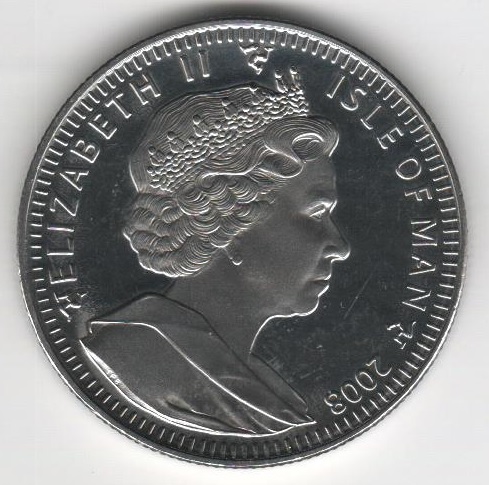 фото Остров Мэн 1 крона 2008 «Чудеса Света» UNC