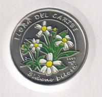 CubaCoin1pesoFlowerThesequenceishairy1997Colored