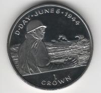 IsleOfManCoin1crown1994UNCDDayOpeningofthesecondfrontin1944Option3AlargeCoin 1