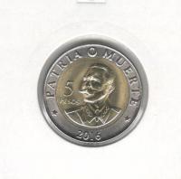 Cuba5pesosBimetal2016 2