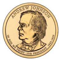 Andew_Johnson_$1_Presidential_Coin_obverse