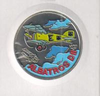 CubaCoin1pesoAircraftAlbatrossII1994Colored
