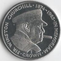 1990-7954-1 Черчилль в кепке с сигарой