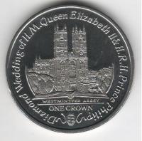 IsleOfManCoin1crown2007UNCAdiamondweddingWestminsterAbbeyTheGreatCoin 2
