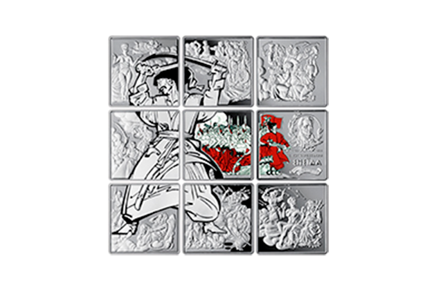 Введен в обращение набор из 9 серебряных памятных монет "Энеида" 