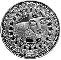 Belarus. 1 ruble. ZodiacsignTaurus2009