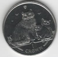 IsleOfManCoin1crown2007UNCCatCatTheGreatCoin 1