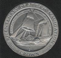 IsleOfManCoin1crown1988UNCNavigationSteamboatSiriusTheGreatCoin 1