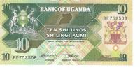 UgandaBanknote10shillingsUNC1987