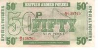 BritisharmyBanknote50penceUNC 2