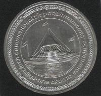 IsleOfManCoin1crown1984UNCParliamentarConferenceTentTheGreatCoin 2