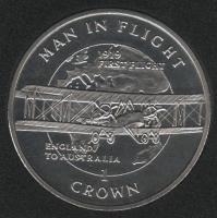 IsleOfManCoin1crown1994UNCThemaninflightFirstflighttoAustraliaTheGreatCoin 1