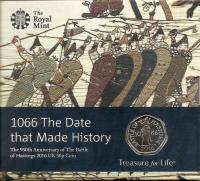 UnitedKingdomCoin50penceTheBattleofHastings2016Thesouvenir