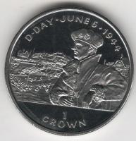 IsleOfManCoin1crown1994UNCDDayOpeningofthesecondfrontin1944Option2AlargeCoin 1