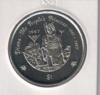 Liberia1dollarPrincessDiana1997TheGreatCoin0001