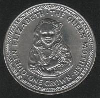 IsleOfManCoin1crown1985UNCQueenMotherOption3Alargecoin 1