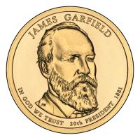 James_Garfield_$1_Presidential_Coin_obverse