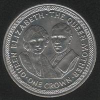 IsleOfManCoin1crown1985UNCQueenMotherOption5Alargecoin 21