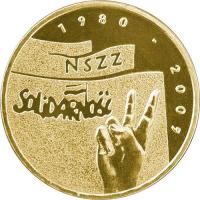 Poland2zlotys25thanniversaryofSolidaritytradeunion2005 (2)