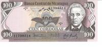 NicaraguaBanknote100CordobaUNC1984 2