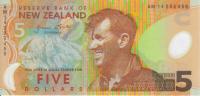 NewZealandBanknote5dollarsMountEverestClimberPenguin20050001