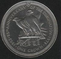 IsleOfManCoin1crown1978UNCBirds25yearsofcoronationTheGreatCoin 1