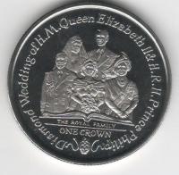 IsleOfManCoin1crown2007UNCAdiamondweddingTheRoyalFamilyTheGreatCoin 1