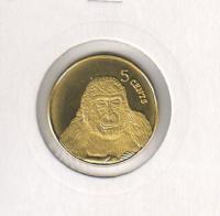 Kiribati50centsGorillaUNC20030001