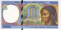 CentralAfricaChadP10,000milletfrancs20000001