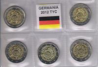 Germany2euros10yearsoftheeuro5coins2012