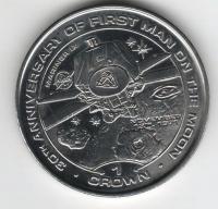 IsleOfManCoin1crown1999UNCSpaceThefirstmanonthemoonSpaceprogramMarinerTheGreatCoin 1