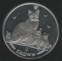 IsleOfManCoin1crown2014UNCCatCatTheGreatCoin 1