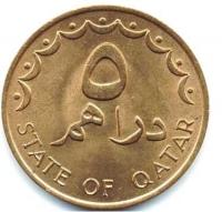 Qatar5 dirhams1978