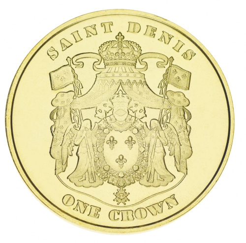 фото Сен-Дени 1 крона 2020 UNC Конь Лошадь - Шайр