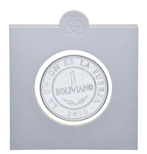 фото Боливия 1 боливиано 2010 AU-UNC