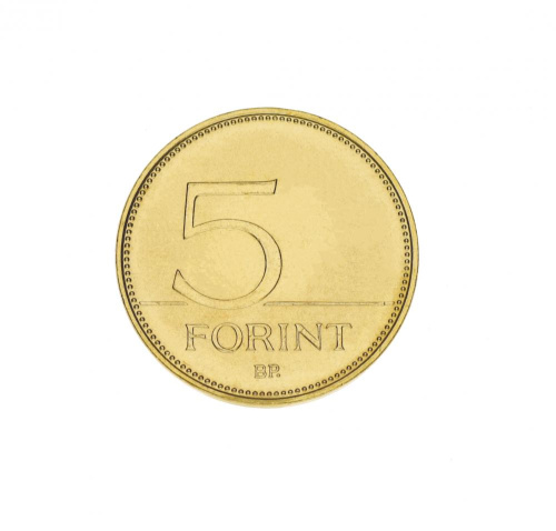 фото Венгрия 5 форинтов 2001 UNC Птица