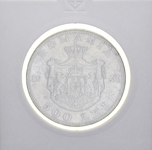 фото Румыния 500 лей 1944 G-VG Серебро